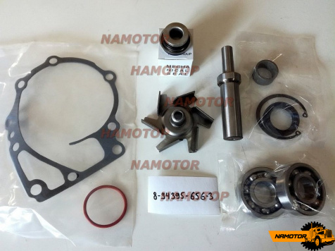 Ремкомплект водяной помпы ISUZU 6HH1, 6HE1, 6HK1, 6HA1. B4103, B4105, B4108, 8-94395-656-3, 8-94390-599-0, 8-94395-477-0, 8-94395-657-0